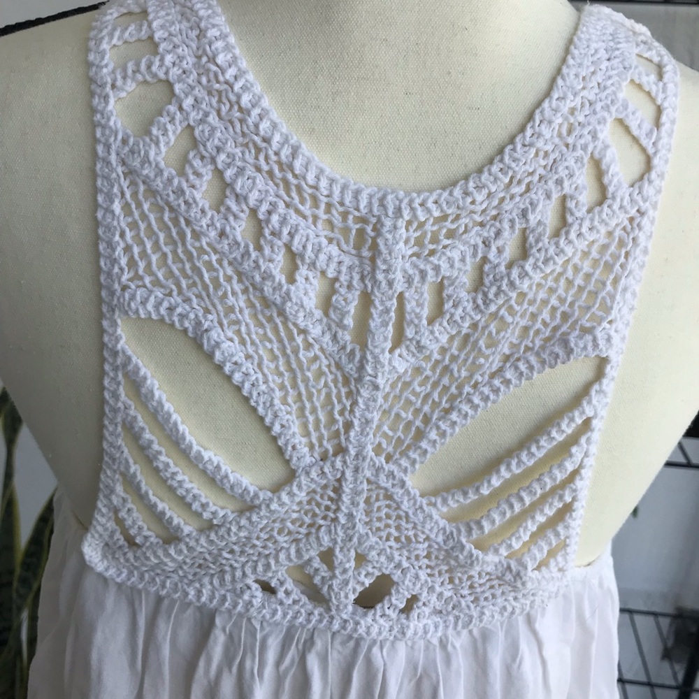 ‼️LAST CALL PRICE FIRM‼️ white boho dress/top - Picture 2 of 14
